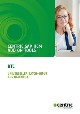 Produktflyer Centric SAP HCM Add On Tools BTC DEUTSCH Seite 1
